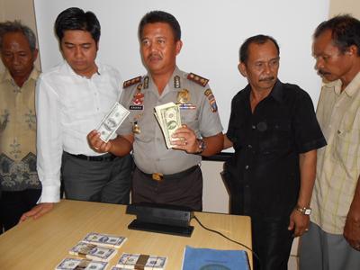 Polres Belawan Ringkus Enam Tersangka Pengedar Dolar Palsu